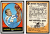 1967 Topps Football Jacque MacKinnon #124 Good front and back of card