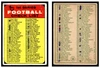 1968 Topps Football Checklist #55 1st Series Low Grade - Marks front and back of card