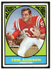 1967 Topps Football Tom Addison #5 Good — Example A front of card
