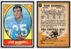 1967 Topps Football Ode Burrell #48 Good front and back of card