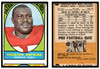 1967 Topps Football Houston Antwine #7 Good — Example B front and back of card