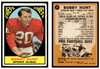 1967 Topps Football Bobby Hunt #62 Poor front and back of card