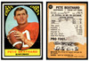 1967 Topps Football Pete Beathard #60 Poor front and back of card