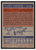 1972-73 Topps Basketball Rick Roberson #126 VG-EX back of card