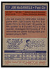 1972-73 Topps Basketball Jim McDaniels #137 VG-EX back of card