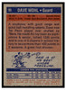 1972-73 Topps Basketball Dave Wohl #99 VG-EX back of card