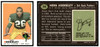 1969 Topps Football Herb Adderley #255 VG front and back of card