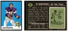 1969 Topps Football Ed Sharockman #104 Low Grade - Creases front and back of card