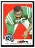 1969 Topps Football Bob Brown #245 VG front of card