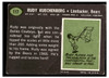 1969 Topps Football Rudy Kuechenberg #117 Poor back of card