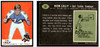 1969 Topps Football Bob Lilly #53 Low Grade front and back of card