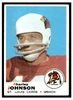 1969 Topps Football Charley Johnson #247 VG front of card