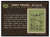 1969 Topps Football Gerry Philbin #262 VG back of card