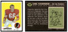 1969 Topps Football Carl Kammerer #158 VG — Example A front and back of card