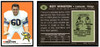 1969 Topps Football Roy Winston #82 Low Grade front and back of card