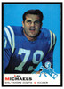 1969 Topps Football Lou Michaels #116 VG front of card