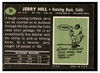 1969 Topps Football Jerry Hill #94 Low Grade - Creases — Example A back of card