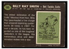 1969 Topps Football Billy Ray Smith #185 Low Grade - Creases back of card