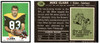 1969 Topps Football Mike Clark #188 Low Grade front and back of card