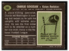 1969 Topps Football Charlie Gogolak #205 Low Grade back of card