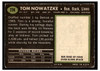 1969 Topps Football Tom Nowatzke #236 Low Grade — Example A back of card