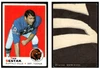 1969 Topps Football Tom Sestak #211 Low Grade front and back of card