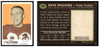 1969 Topps Football Dave Williams #156 VG front and back of card
