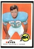 1969 Topps Football Jim Keyes #253 VG front of card
