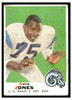 1969 Topps Football Dave Jones #238 Low Grade front of card