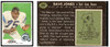 1969 Topps Football Dave Jones #238 Low Grade front and back of card