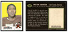 1969 Topps Football Walter Johnson #165 Low Grade — Example B front and back of card