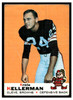 1969 Topps Football Ernie Kellerman #96 Low Grade - Creases front of card