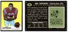 1969 Topps Football Bob Cappadona #40 Low Grade - Creases front and back of card