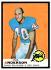 1969 Topps Football Dick Anderson #59 VG front of card