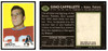 1969 Topps Football Gino Cappelletti #172 Low Grade — Example B front and back of card