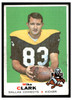 1969 Topps Football Mike Clark #188 Low Grade — Example B front of card