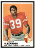 1969 Topps Football Kermit Alexander #179 Low Grade front of card