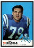 1969 Topps Football Lou Michaels #116 Low Grade — Example A front of card