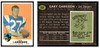 1969 Topps Football Gary Garrison #233 Low Grade front and back of card