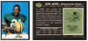 1969 Topps Football Bob Jeter #7 Low Grade front and back of card