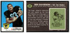 1969 Topps Football Ben Davidson #128 Low Grade front and back of card