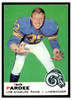 1969 Topps Football Jack Pardee #12 Low Grade front of card