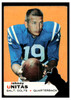 1969 Topps Football Johnny Unitas #25 Poor front of card