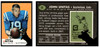 1969 Topps Football Johnny Unitas #25 Poor front and back of card