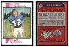 1973 Topps Football Dave Elmendorf #365 Low Grade — Example A front and back of card