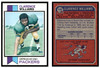1973 Topps Football Clarence Williams #109 Low Grade front and back of card