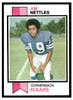 1973 Topps Football Jim Nettles #116 Low Grade front of card