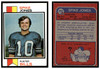1973 Topps Football Spike Jones #232 Low Grade front and back of card