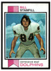 1973 Topps Football Bill Stanfill #270 Low Grade front of card