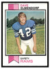 1973 Topps Football Dave Elmendorf #365 Low Grade — Example B front of card